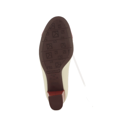 Токчета PICCADILLY - 110194 LAURA WHITE/OURO/OCRE