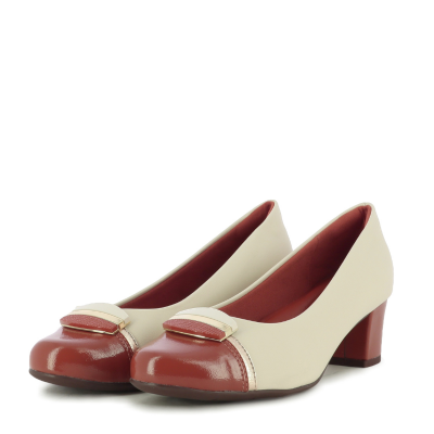 Токчета PICCADILLY - 110194 LAURA WHITE/OURO/OCRE