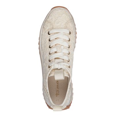 Дамски Сникърс TAMARIS - 1-23731-41-474 IVORY MACRAMEE
