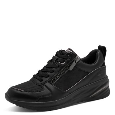 Дамски Сникърс TAMARIS - 1-23757-46-003 BLACK LEATHER