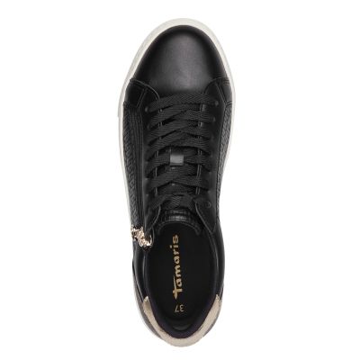Дамски Сникърс TAMARIS - 1-23313-41-048 BLACK/GOLD