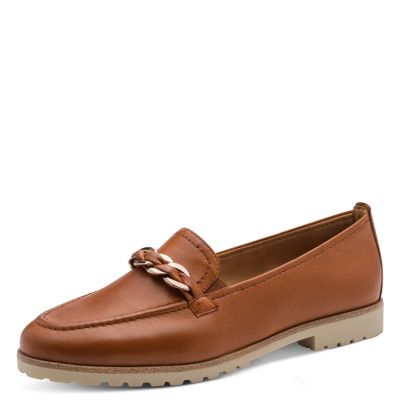 Дамски Лоуфър TAMARIS - 1-24200-42-348 COGNAC LEATHER
