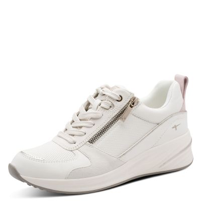 Дамски Сникърс TAMARIS - 1-23757-46-117 WHITE LEATHER
