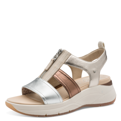 Дамски Сандали На Платформа Tamaris COMFORT - 88722 METALLIC COMB
