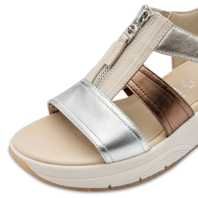 Дамски Сандали На Платформа Tamaris COMFORT - 88722 METALLIC COMB