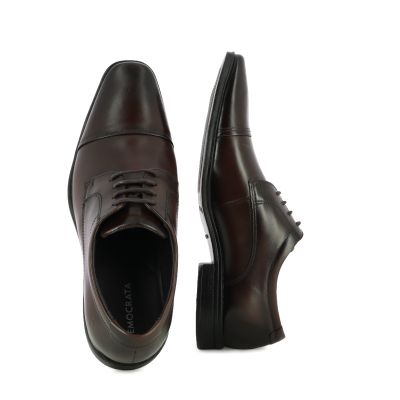 Мъжки Офис Обувки DEMOCRATA - 055201-002 VEGA MAHOGANY