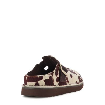 Сабо CLARKS - 26186592 SOLSBURY MULE COW PRINT