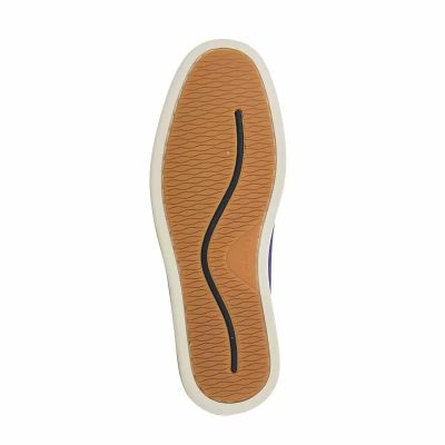 Мъжки мокасини CLARKS - 26159627 Ferius Creek Dark Blue Combi