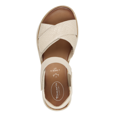Дамски Сандали На Платформа Tamaris COMFORT - Tamaris COMFORT IVORY