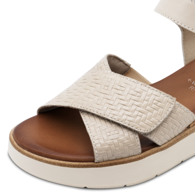 Дамски Сандали На Платформа Tamaris COMFORT - Tamaris COMFORT IVORY