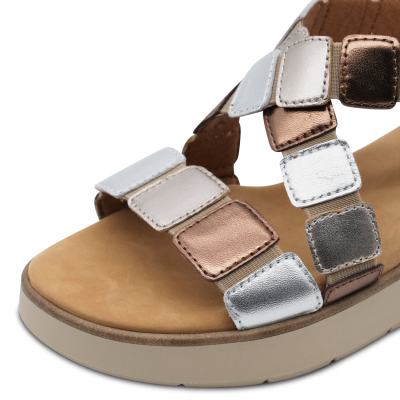 Дамски Сандали На Платформа Tamaris COMFORT - Tamaris COMFORT METALLIC COMB