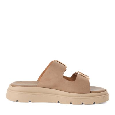 Дамски Равни Чехли TAMARIS - 1-27239-42-353 TAUPE NUBUC