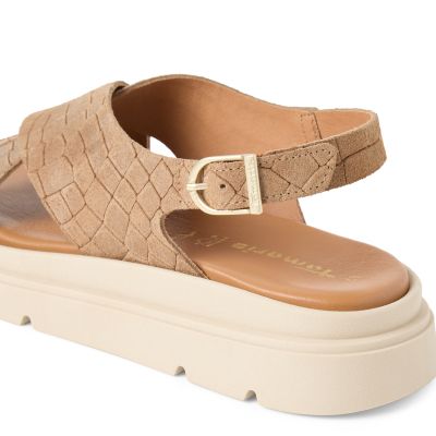 Дамски Равни Сандали TAMARIS - 1-28270-42-380 BROWN STRUCT.