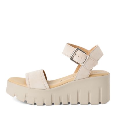 Дамски Сандали На Платформа TAMARIS - 1-28712-42-378 TAUPE SUEDE