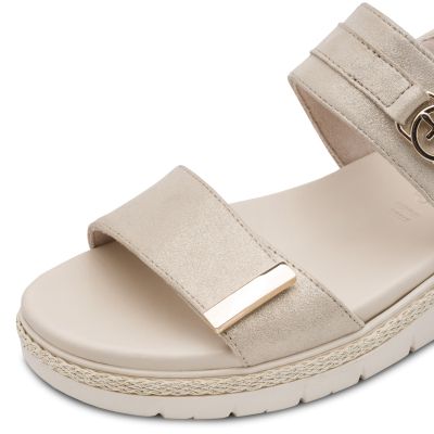 Дамски Сандали На Платформа TAMARIS - 1-28264-44-179 CHAMPAGNE