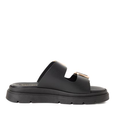 Дамски Равни Чехли TAMARIS - 1-27239-42-003 BLACK LEATHER