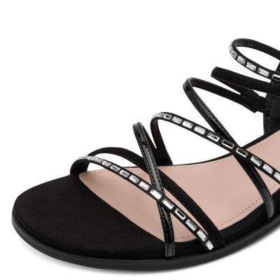 Дамски Равни Сандали TAMARIS - 1-28103-42-043 BLACK GLAM