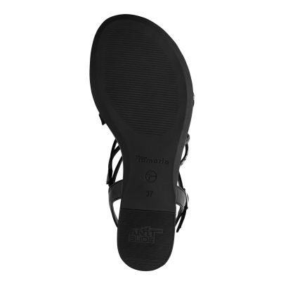 Дамски Равни Сандали TAMARIS - 1-28103-42-043 BLACK GLAM