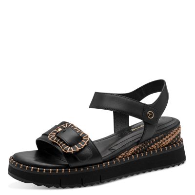 Дамски Сандали На Платформа TAMARIS - 1-28223-46-001 BLACK