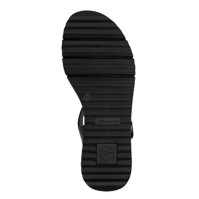 Дамски Сандали На Платформа TAMARIS - 1-28223-46-001 BLACK