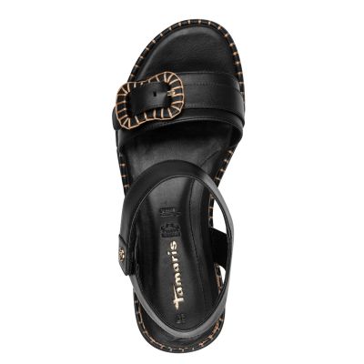 Дамски Сандали На Платформа TAMARIS - 1-28223-46-001 BLACK