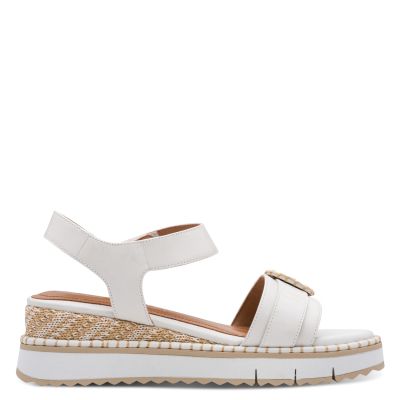 Дамски Сандали На Платформа TAMARIS - 1-28223-46-100 WHITE