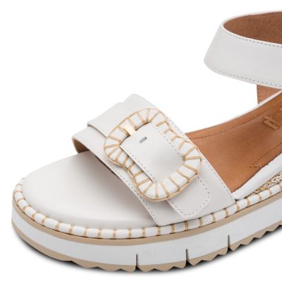 Дамски Сандали На Платформа TAMARIS - 1-28223-46-100 WHITE