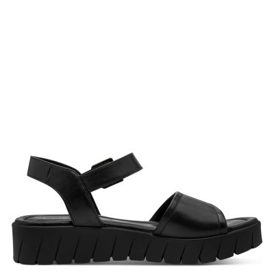 Дамски Равни Сандали TAMARIS - 1-28216-46-003 BLACK LEATHER