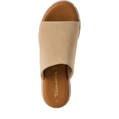 Дамски Равни Чехли TAMARIS - 1-27252-42-436 TAN SUEDE