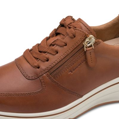 Дамски Сникърс TAMARIS - 1-23711-42-3B8 COGNAC LEATHER