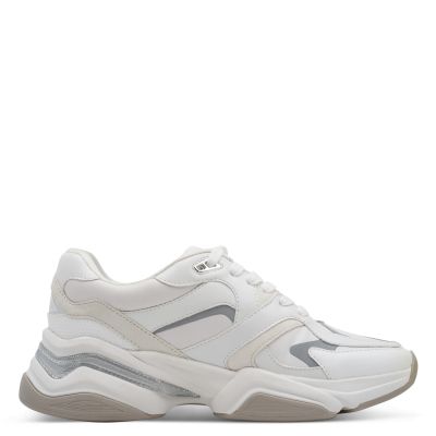 Дамски Сникърс TAMARIS - 1-23882-46-117 WHITE LEATHER
