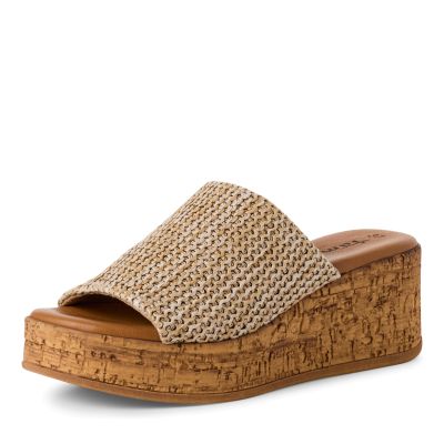 Дамски Чехли На Платформа TAMARIS - 1-27205-44-318 NATURE