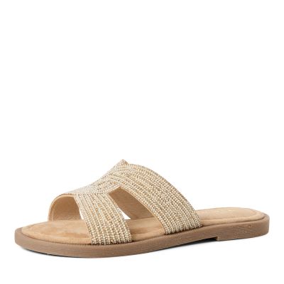 Дамски Равни Чехли TAMARIS - 1-27113-42-930 SAND GLAM