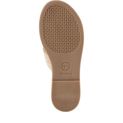 Дамски Равни Чехли TAMARIS - 1-27113-42-930 SAND GLAM