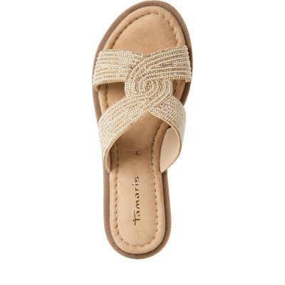 Дамски Равни Чехли TAMARIS - 1-27113-42-930 SAND GLAM