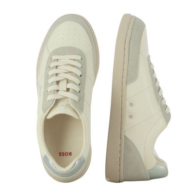 Дамски Сникърс BOSS - 50563483 EVERLYNN TENN MTMF OPEN WHITE