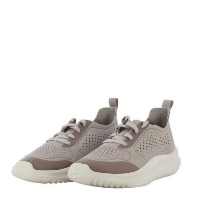 Дамски Сникърс CLARKS - 26184293 SOLEVANA TIE MAUVE COMBI