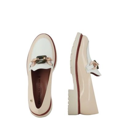 Дамски Лоуфър DONNA SERENA - 8B5600DM GOLDES BEIGE/WHITE