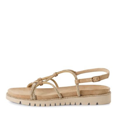 Дамски Равни Сандали TAMARIS - 1-28721-46-930 SAND GLAM