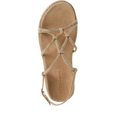 Дамски Равни Сандали TAMARIS - 1-28721-46-930 SAND GLAM