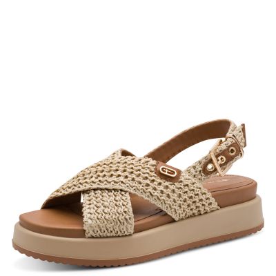 Дамски Сандали На Платформа TAMARIS - 1-28224-46-400 BEIGE