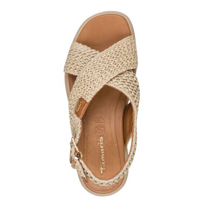 Дамски Сандали На Платформа TAMARIS - 1-28224-46-400 BEIGE
