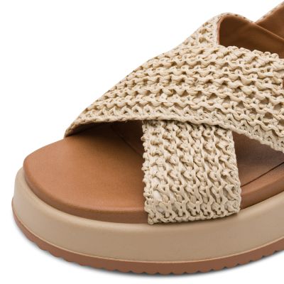Дамски Сандали На Платформа TAMARIS - 1-28224-46-400 BEIGE