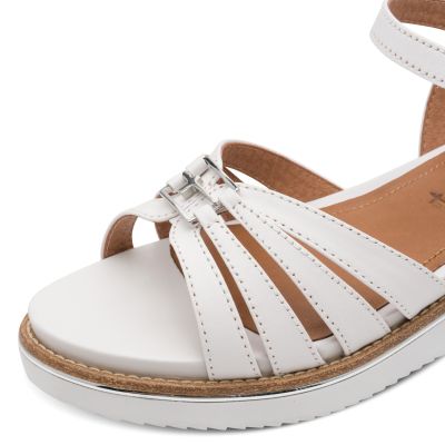 Дамски Сандали На Платформа TAMARIS - 1-28242-46-100 WHITE