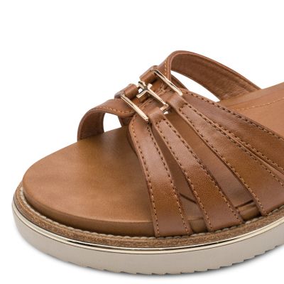 Дамски Сандали На Платформа TAMARIS - 1-28242-46-305 COGNAC