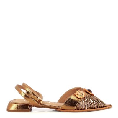 Дамски Равни Сандали FERRUCCI - 2520705 CRISTAL BRONZE