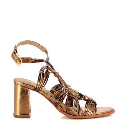 Дамски Сандали На Ток FERRUCCI - 2524002 VACHETA BRONZE