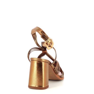 Дамски Сандали На Ток FERRUCCI - 2524002 VACHETA BRONZE