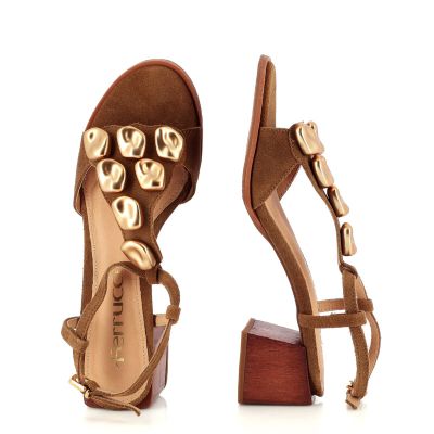 Дамски Сандали На Ток FERRUCCI - 2528304 CAMURCA MEL